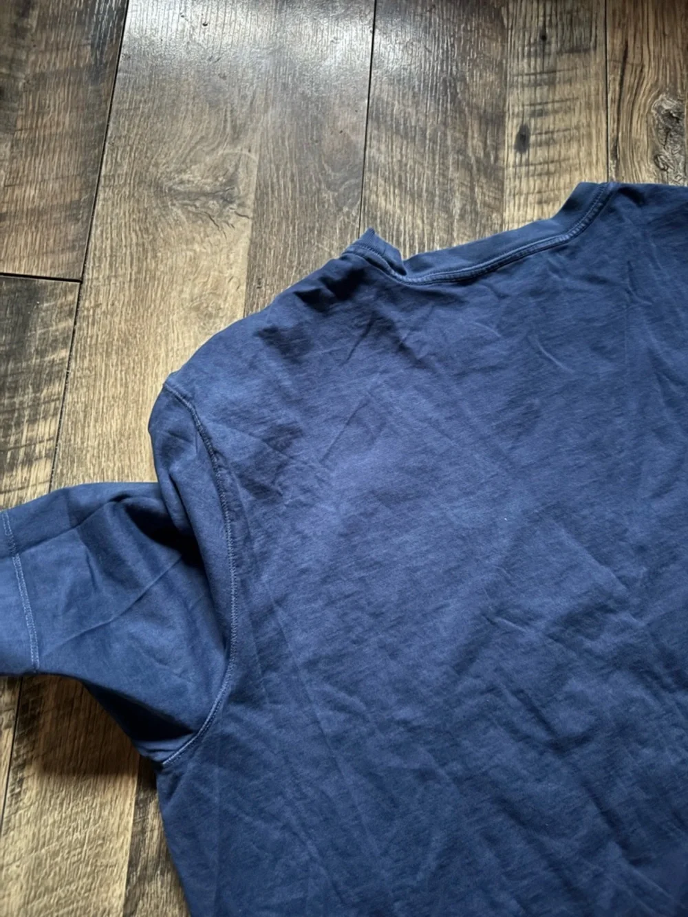 Banana Republic Supima Cotton Navy Short-Sleeve Pocket Tee